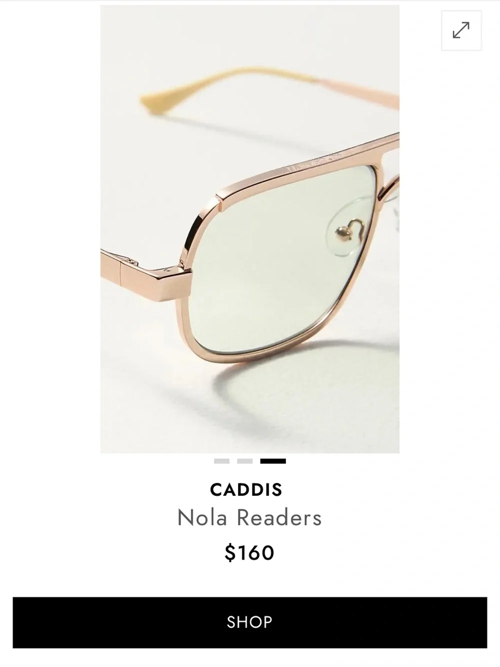 Caddis Nola Readers — Pink Frame 1.50